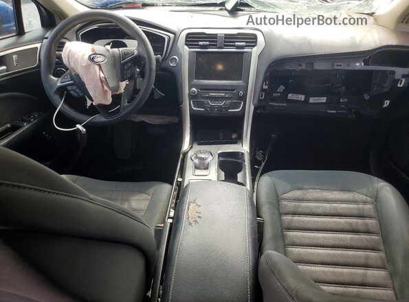 3FA6P0LUXHR207498 2017 FORD FUSION Blue Dashboard view