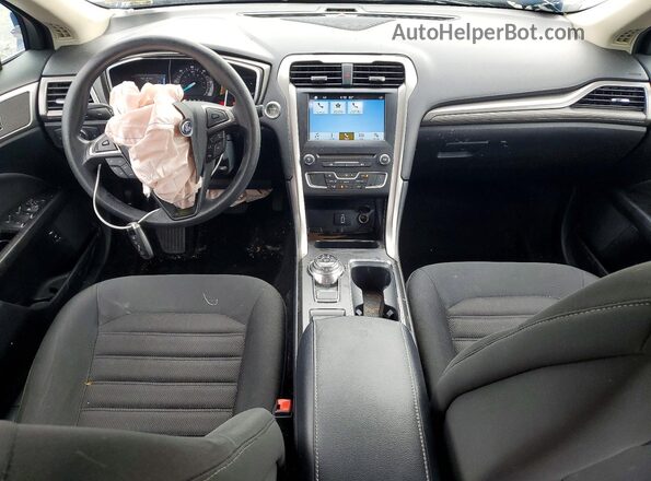 3FA6P0LUXHR240016 2017 FORD FUSION Blue Vista del salpicadero