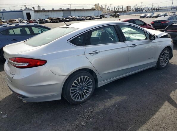 3FA6P0LUXHR313501 2017 FORD FUSION Silver Rear right