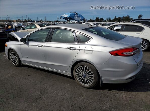 3FA6P0LUXHR313501 2017 FORD FUSION Silver Rear left