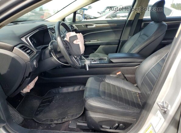 3FA6P0LUXHR313501 2017 FORD FUSION Silver Front interior view