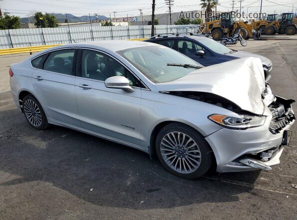 3FA6P0LUXHR313501 2017 FORD FUSION Silver Front right