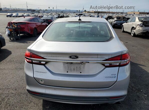 3FA6P0LUXHR313501 2017 FORD FUSION Silver Rear view