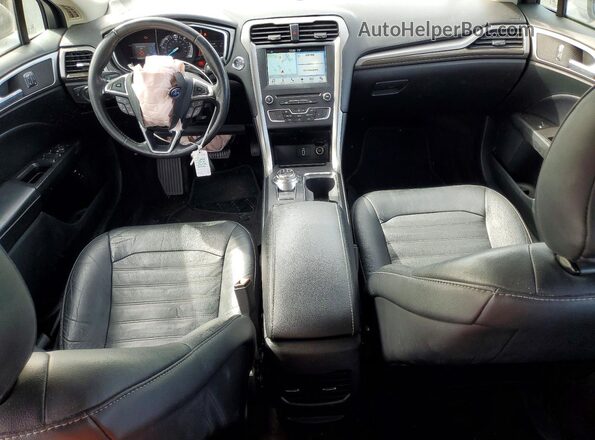3FA6P0LUXHR313501 2017 FORD FUSION Silver Dashboard view