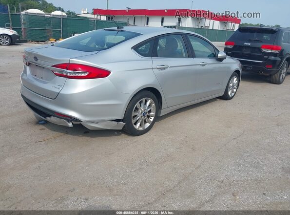 3FA6P0LUXHR384956 2017 FORD FUSION HYBRID Silver უკანა მარჯვენა