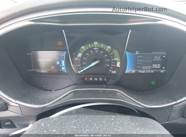 3FA6P0LUXHR384956 2017 FORD FUSION HYBRID Silver უკანა სავარძლების ხედი