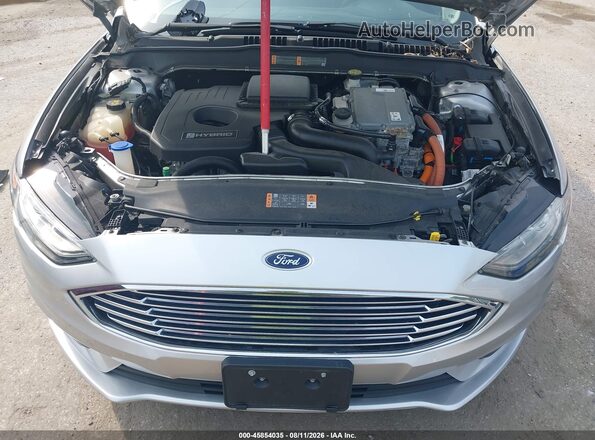 3FA6P0LUXHR384956 2017 FORD FUSION HYBRID Silver უკანა ხედი