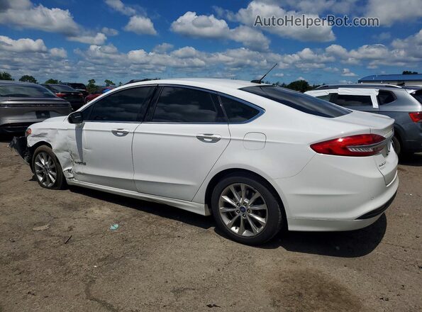 3FA6P0LUXHR400573 2017 FORD FUSION White Trasero izquierdo