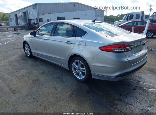 3FA6P0LUXJR165436 2018 FORD FUSION HYBRID Серебряный Задняя левая четверть