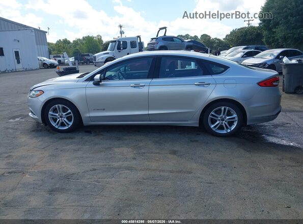 3FA6P0LUXJR165436 2018 FORD FUSION HYBRID Серебряный Панорамный вид салона 360°