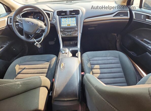 3FA6P0LUXJR218216 2018 FORD FUSION Silver Առջևի վահանակի տեսք