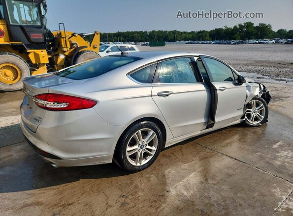 3FA6P0LUXJR218216 2018 FORD FUSION Silver Հետևի աջ