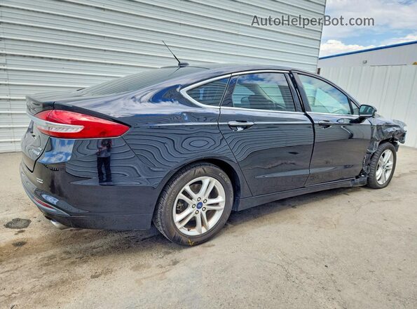 3FA6P0LUXJR273572 2018 FORD FUSION Black Հետևի աջ
