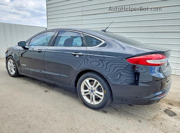 3FA6P0LUXJR273572 2018 FORD FUSION Black Հետևի ձախ
