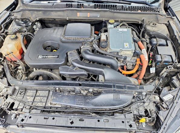 3FA6P0LUXJR273572 2018 FORD FUSION Black Սալոնի հետևի տեսք