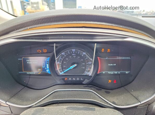 3FA6P0LUXJR273572 2018 FORD FUSION Black Սարքավորումների վահանակի տեսք