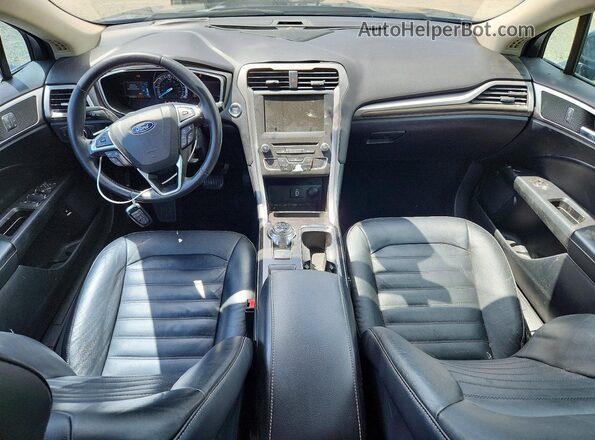 3FA6P0LUXJR273572 2018 FORD FUSION Black Առջևի վահանակի տեսք
