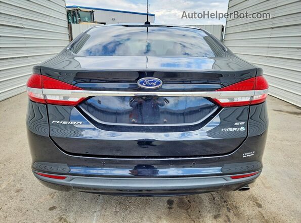 3FA6P0LUXJR273572 2018 FORD FUSION Black Հետևի տեսք