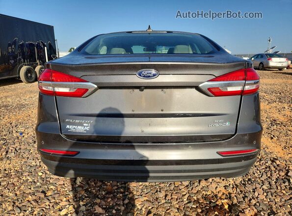 3FA6P0LUXKR184974 2019 FORD FUSION Charcoal Widok z tyłu