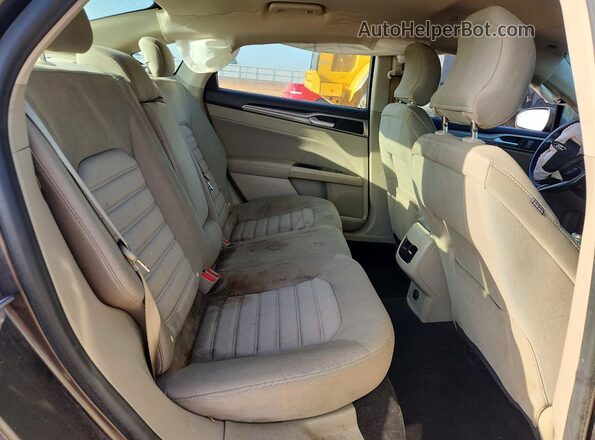 3FA6P0LUXKR184974 2019 FORD FUSION Charcoal Widok tylnych siedzeń
