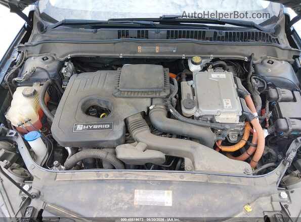 3FA6P0LUXKR211476 2019 FORD FUSION HYBRID Blue უკანა ხედი