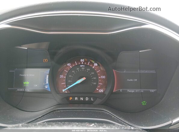 3FA6P0LUXKR211476 2019 FORD FUSION HYBRID Blue უკანა სავარძლების ხედი