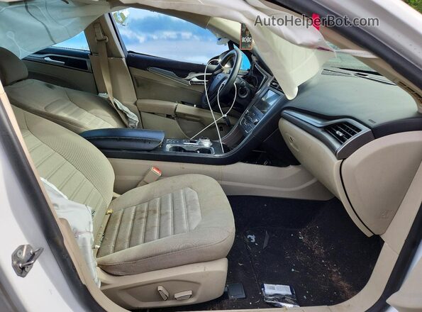 3FA6P0LUXKR233316 2019 FORD FUSION White წინა სალონის ხედი