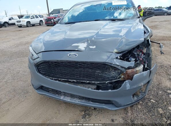 3FA6P0LUXKR282757 2019 FORD FUSION HYBRID Gray Vista frontal
