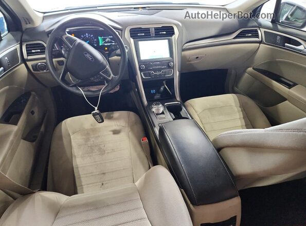 3FA6P0LUXLR158215 2020 FORD FUSION Blue Вид панелі приладів