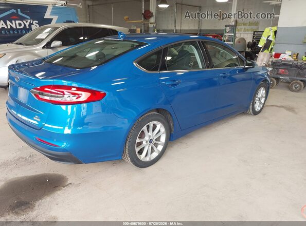 3FA6P0LUXLR201631 2020 FORD FUSION Blue Задня права чверть
