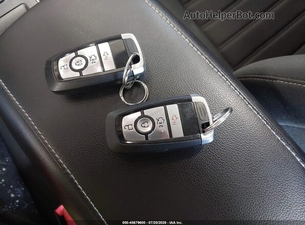 3FA6P0LUXLR201631 2020 FORD FUSION Blue Вид панелі приладів