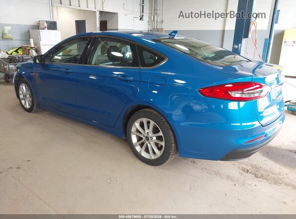3FA6P0LUXLR201631 2020 FORD FUSION Blue Задня ліва чверть