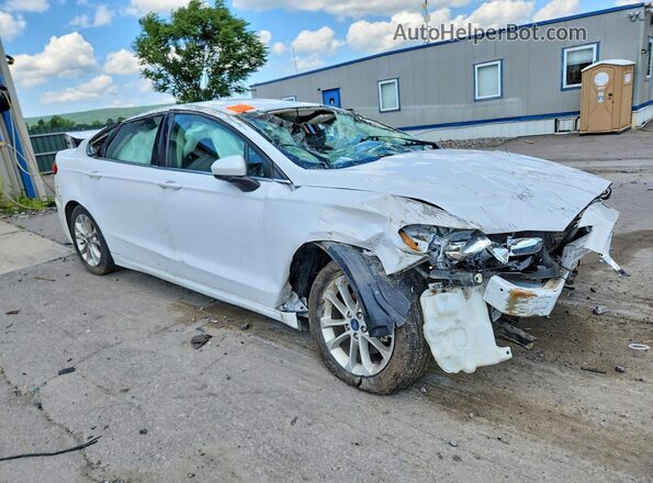 3FA6P0LUXLR234399 2020 FORD FUSION White Передня права чверть