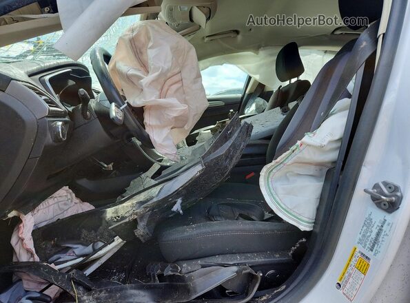 3FA6P0LUXLR234399 2020 FORD FUSION White Вид салону спереду