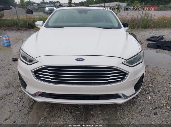 3FA6P0MU1LR159445 2020 FORD FUSION White Սարքավորումների վահանակի տեսք