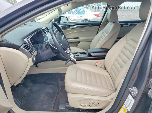 3FA6P0MU3LR135194 2020 FORD FUSION Серый Вид салона спереди