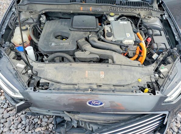 3FA6P0MU3LR135194 2020 FORD FUSION Серый Вид задней части салона