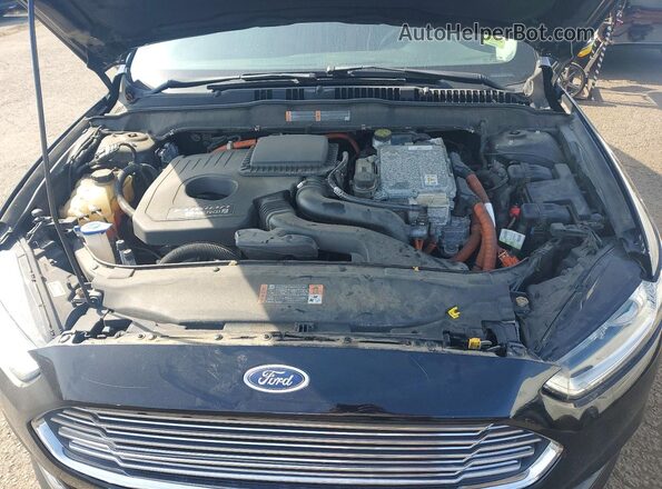 3FA6P0PU0GR108794 2016 FORD FUSION Черный Вид задней части салона