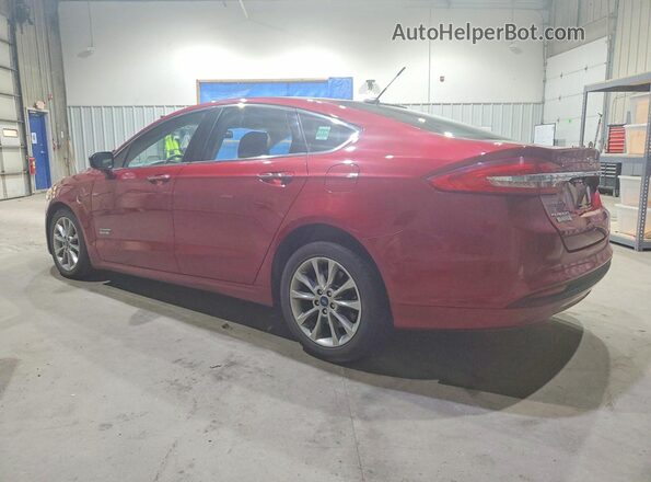 3FA6P0PU0JR130270 2018 FORD FUSION Red Rear left