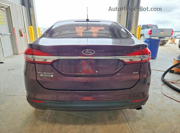 3FA6P0PU2HR331775 2017 FORD FUSION Burgundy Հետևի տեսք