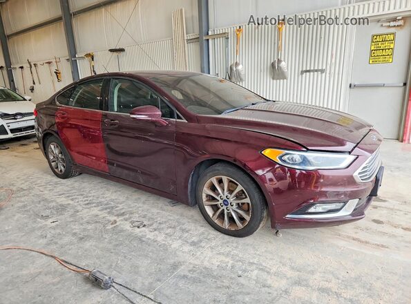 3FA6P0PU2HR331775 2017 FORD FUSION Burgundy Առջևի աջ