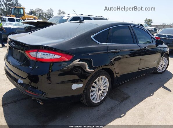 3FA6P0PU3GR115089 2016 FORD FUSION ENERGI Black Tył prawy