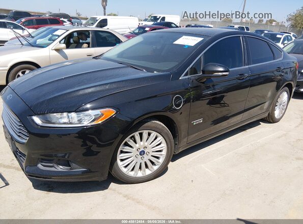 3FA6P0PU3GR115089 2016 FORD FUSION ENERGI Black Przód lewy