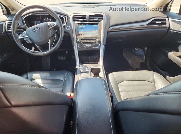 3FA6P0PU3HR329565 2017 FORD FUSION White Вид панелі приладів