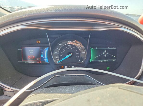 3FA6P0PU3HR329565 2017 FORD FUSION White Вид щитка приладів