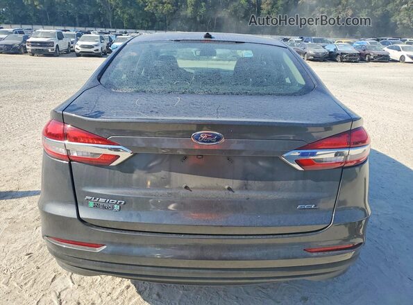 3FA6P0PU5KR266329 2019 FORD FUSION Gray Rear view