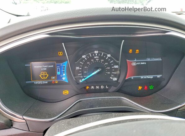 3FA6P0PU7GR300455 2016 FORD FUSION Белый Вид щитка приборов