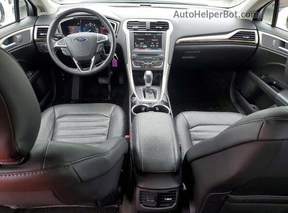 3FA6P0PU7GR300455 2016 FORD FUSION Белый Вид панели приборов