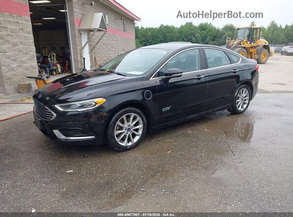 3FA6P0PU7JR254293 2018 FORD FUSION ENERGI Black Передня ліва чверть