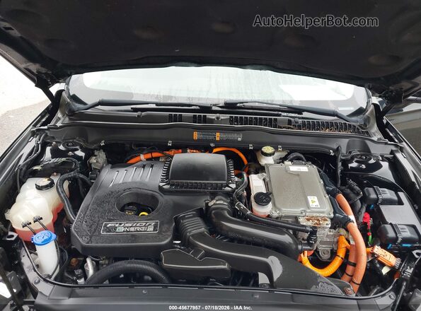 3FA6P0PU7JR254293 2018 FORD FUSION ENERGI Black Вид ззаду